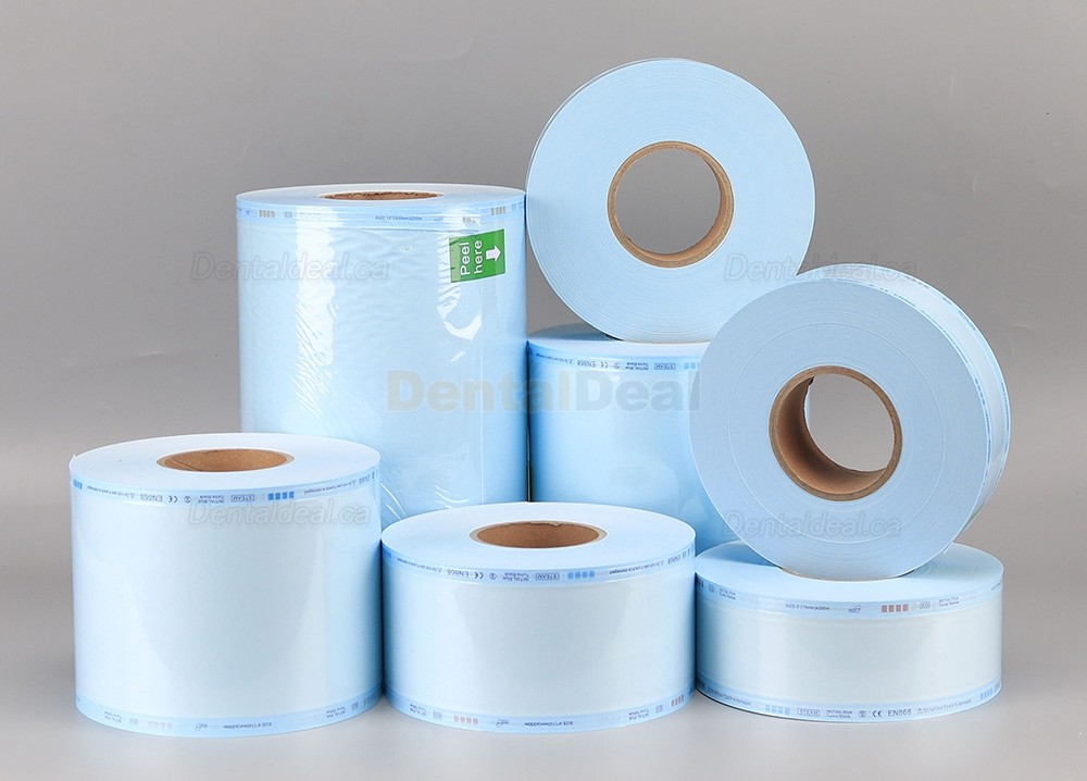 200M/Roll Dental Autoclave Sterilization Pouch for Sterilizer Sealing Machine